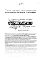 Agenzia Internazionale Stampa Estero - Al via il Premio di Laurea Carpenè Malvolti