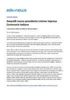 Askanews - Amarelli nuovo presidente Unione Imprese Centenarie - 27 gennaio 2024