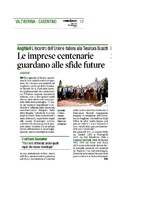 Corriere di Arezzo - Le imprese centenarie guardano alle sfide future