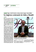 Corriere di Arezzo - Le imprese centenarie in visita a Busatti