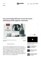 Il Quotidiano di Puglia - Leone de Castris nell’olimpo delle imprese centenarie