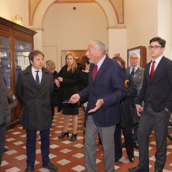 Associati e ospiti in visita alla Officina Profumo-Farmaceutica di Santa Maria Novella